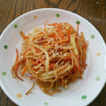 ちぇりぃ2014's cooksnap of when they made 大根皮のきんぴら.