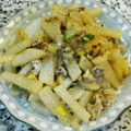 nonako's cooksnap of when they made 大根と豚こま肉の炒め物.