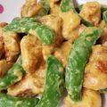 ♡Marry♡'s cooksnap of when they made 鶏肉とスナップエンドウのカレーミルク煮込.