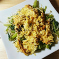 まろくんわんわん☆'s cooksnap of when they made 節約激ウマ！もやしと小松菜の半熟マヨたま.