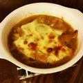 yam5656's cooksnap of when they made 時短で簡単、オニオングラタンスープ.