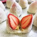 kiki_tku's cooksnap of when they made 苺大福 （切り餅バージョン）.