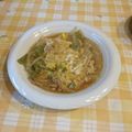 オレンジリング's cooksnap of when they made ピーマンの卵とじ丼.