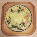 とんがりくん・ω・'s cooksnap of when they made きのことベーコンの簡単キッシュ.