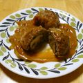 puniＫ's cooksnap of when they made 旦那レシピ⑮マッシュルームの挽肉包み.