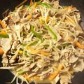 クック7DGHGQ☆'s cooksnap of when they made ごまドレでコクあり白滝チャプチェ.