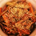 あじゅトン♪'s cooksnap of when they made 簡単☆きんぴらごぼう.