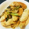 J_son's cooksnap of when they made ササミのおろしポン酢ソテー.