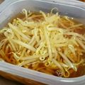 ぽむち。♪'s cooksnap of when they made めんつゆで簡単♪即席3分！もやしのお浸し.