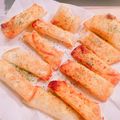 クックK633EW☆'s cooksnap of when they made 【20分】餃子の皮＆チーズのおつまみパイ.