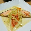 イケメグ's cooksnap of when they made 鮭のクリームチーズ煮.