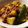 patarinko's cooksnap of when they made 新じゃがいものそぼろ煮.