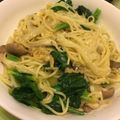 ひなたCFOK5B's cooksnap of when they made ほうれん草とたまごのバター醤油パスタ.
