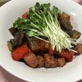 mami_mu's cooksnap of when they made ナスとズッキーニのバルサミコ丼.
