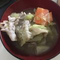 ☆ポッキー☆'s cooksnap of when they made 隠し味あり♡美味しいレタス豚汁！.