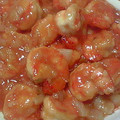 ららららこちゃん's cooksnap of when they made エビのてりてり甘酢和え☆玉葱のっけ盛り♫.