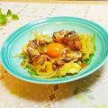 旦那は皿洗い's cooksnap of when they made 手抜き♡美味しい♡さんまの蒲焼丼.