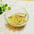 旦那は皿洗い's cooksnap of when they made 春雨サラダ～バンサンスー～.