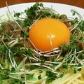 月海2's cooksnap of when they made 簡単♡混ぜて乗せるだけ納豆パスタ.