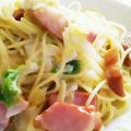 月海2's cooksnap of when they made 簡単♪白菜とウインナーの生クリームパスタ.