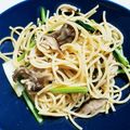 Eri☆Ichi's cooksnap of when they made 簡単ランチ★あっさり醤油パスタ.