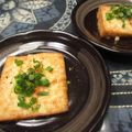 ジョングレ's cooksnap of when they made あごだし染み込む♪厚揚げチーズ乗っけ焼き.