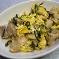 ミニチュアバジル's cooksnap of when they made 鶏肉のニラ玉炒め.