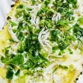 ♪truth♪'s cooksnap of when they made 簡単♪シラスの餅ピザ.