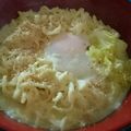 なかたんた's cooksnap of when they made ✿簡単アレンジ✿塩カルボナーラーメン.