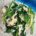 食いしん坊あー's cooksnap of when they made 麺つゆで簡単！春菊とえのきのお浸し.