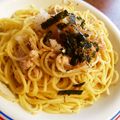 remimamida's cooksnap of when they made さっぱりポン酢で♪おろしとツナのパスタ✨.