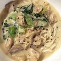 yn329's cooksnap of when they made 絶品！和風味噌クリームソースの蕎麦パスタ.
