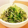 はるかぼ's cooksnap of when they made 簡単もやし＆豆苗ナムル.