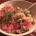 owly's cooksnap of when they made トマトとしらすと塩昆布の梅わさび丼.