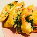MOKA★☆'s cooksnap of when they made 卵1個で✿ニラと紅生姜の卵焼き.