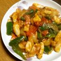 ☆こまっと☆'s cooksnap of when they made 万能チリソース！！鶏肉と野菜の炒め物♡.