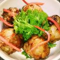 アーモンドジェラート's cooksnap of when they made たこ焼き器で崩れにくい✳︎肉巻きおにぎり.