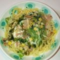 クジラくじこん's cooksnap of when they made 生高菜のパスタ.