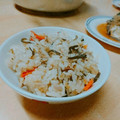 ふかあお's cooksnap of when they made ツナと塩昆布の炊き込みごはん.