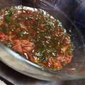 Amerixx's cooksnap of when they made キムチとめかぶのあえもの.