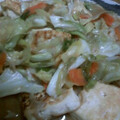 虹夜雨音's cooksnap of when they made 春ｷｬﾍﾞﾂと厚揚げのﾆﾝﾆｸ味噌炒め♪.