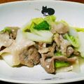 mamin117's cooksnap of when they made 白菜と豚肉のあっさり塩炒め♪.