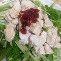 クックJ3N6JR☆'s cooksnap of when they made 簡単♪水菜とささみと大葉のサラダ.