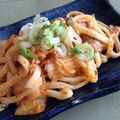 働く女子の台所's cooksnap of when they made 簡単☆豚キムチうどん.