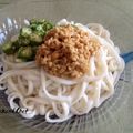 働く女子の台所's cooksnap of when they made オクラと納豆の冷やしネバネバうどん.