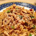 Happy2017's cooksnap of when they made 簡単！鶏ササミと生姜＆ゆかりの和風パスタ.