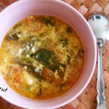 働く女子の台所's cooksnap of when they made トマトと卵とわかめのデトックススープ.