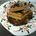 クックWCI0ZE☆'s cooksnap of when they made たたきごぼう（ごま酢ごぼう）♪.
