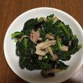 あっちゃん　's cooksnap of when they made 冬はコレ！雪菜とシーチキンのお浸し5分.