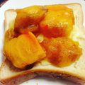 とろけい's cooksnap of when they made ＊柿のトースト＊.